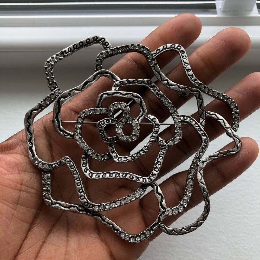 Massive Statement Vintage Brutalist Modernist Flo… - image 6